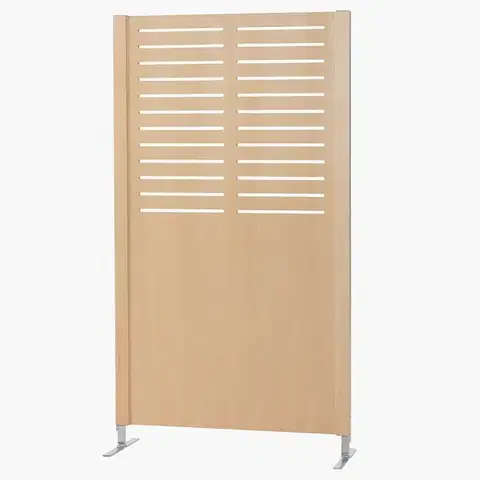 Dřevěný paraván FREE, vzor pruh, 1720x940 mm, buk