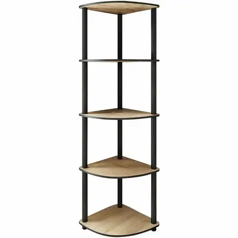 Regál Corner Oak, 5 polic