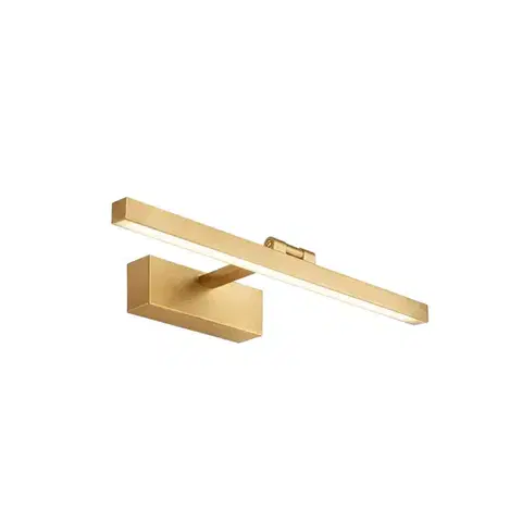REA Koupelnové nástěnné LED svítidlo APP1863-1W 40cm BRUSH GOLD OSW-66016