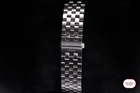 Laco Flieger Stuttgart Pro Blau 40 Automatic Steel Bracelet