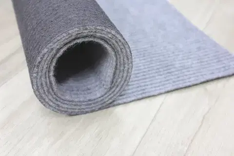 Vopi, Kusový koberec Quick step šedý, 133x190, šedá, chodba / předsíň