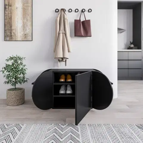 Botník Pozy Shoe Bench - Black