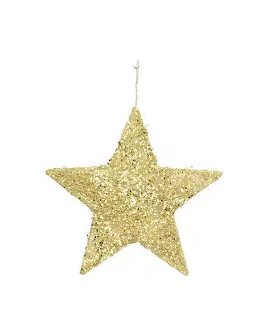 Dekorace Golden Star 30cm