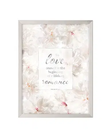 Obraz Peony I 30x40cm silver