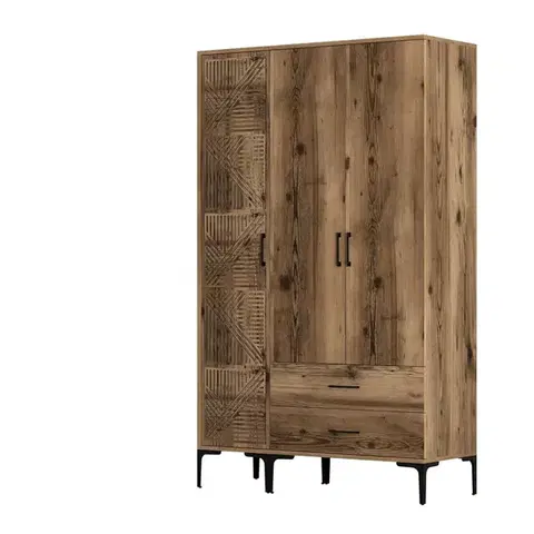 Šatní skříň Kumsal PT - Walnut