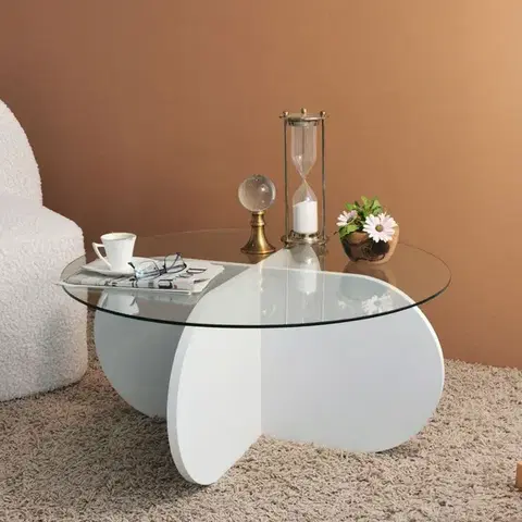 Konferenční stolek Bubble - White