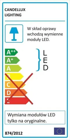 Stropní lampa Priština Stropní LED 6500K