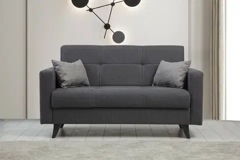 Rozkládací pohovka Polya Dark Grey