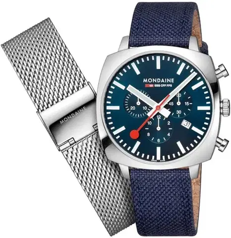 Mondaine Cushion Chrono MSL.41440.LD.SET