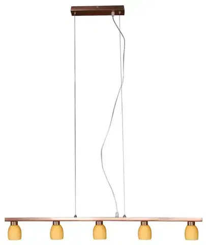 Stropní svítidlo Dakota 5X40W G9 měděné