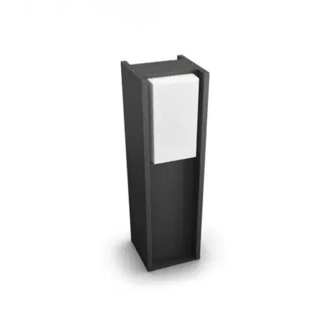 PHILIPS HUE Hue White venkovní sloupkové svítidlo Philips Turaco 16473/93/P0 antracitové, 2700K, 40cm
