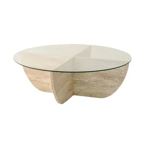 Konferenční stolek Lily Travertine
