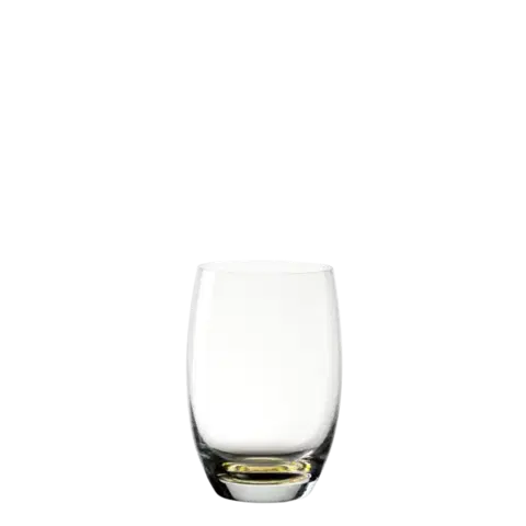 Sklenice tumbler 460 ml se žlutým spirálovým dnem 6 ks — Optima Glas Lunasol - 322867