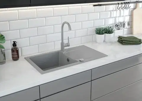 DEANTE Milin šedá metalic Dřezová baterie BEU_S62M