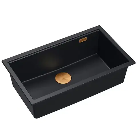 Quadron Granitový dřez Logan 110 Black Černý HQD7644U7_BLM_U