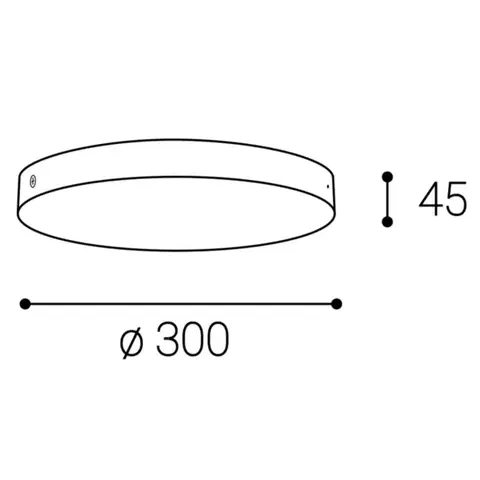 LED2 6279301 CANOPY 30, W bílá stropní rozeta