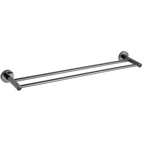 MEXEN Remo dvojitý věšák na rčník, black chrome 7050725-73