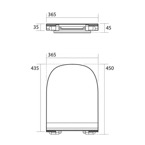 KERASAN FLO WC sedátko, SLIM, Soft Close, bílá 319101N