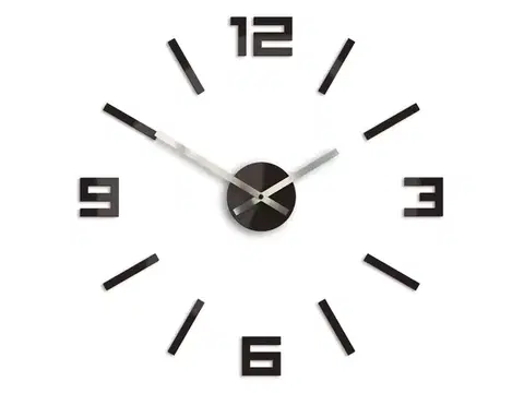 ModernClock 3D nalepovací hodiny Reden Wenge