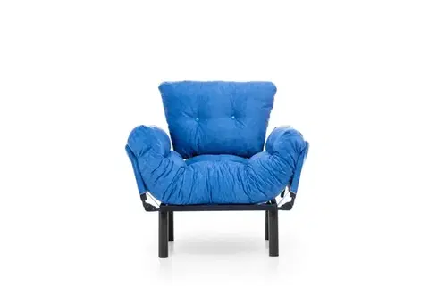 Křeslo ušák Nitta Single - Blue