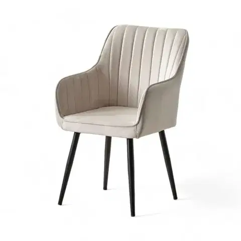 Sada židlí (2 kusy) Nova - Cream, Black