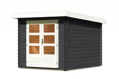 Dřevěný zahradní domek BASTRUP 4 Lanitplast
