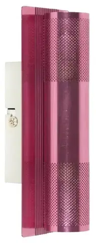 Fialová nástěnná lampa 2x40W Emu