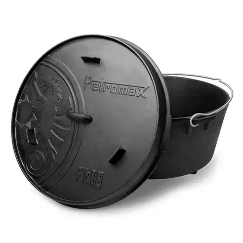 Petromax litinový kotlík Dutch Oven s nožičkami ft18 - 34 cm, 16,1 l