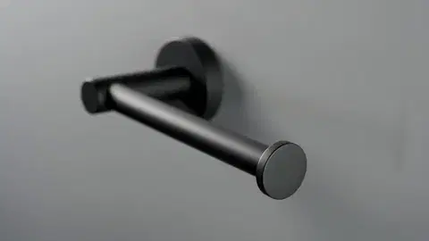 DEANTE Černý držák toaletního papíru Jasmin nástěnný ADJ_N211