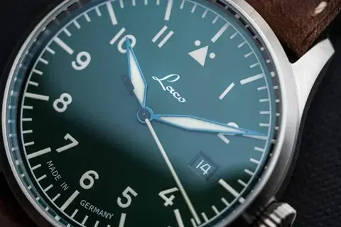 Laco Flieger Stuttgart Pro Grün 43 Automatic