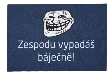 Mercury Flooring, Rohožka Zespodu vypadáš báječně (Meme) 40x60 cm, 40x60, modrá