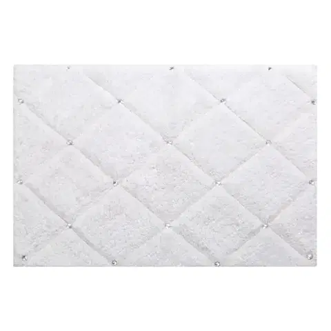Luxusní koberec CHIC s krystaly - bílý Šířka: 60 cm | Délka: 90 cm