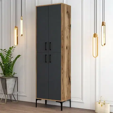 Skříň Berlin Walnut and Anthracite