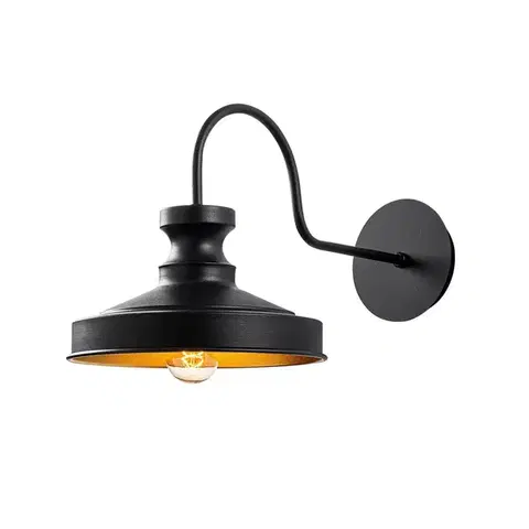 Nástěnná lampa Berceste - 182BLACK-A