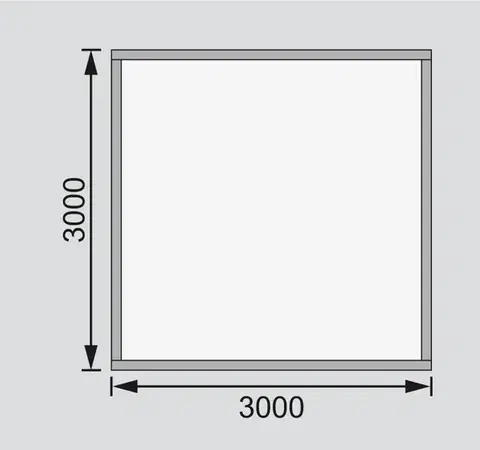 Dřevěný zahradní domek 304x304 cm Lanitplast