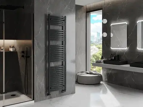 MEXEN Helios otopný žebřík/radiátor 1800 x 500 mm, 850 W, antracit W103-1800-500-00-66