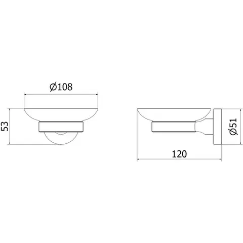 MEXEN Remo mýdlenka, black chrome 7050739-73