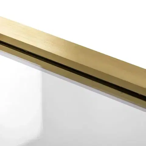 REA/S Sprchové dveře Atlas 90 Brush Gold vlevo KPL-K4670