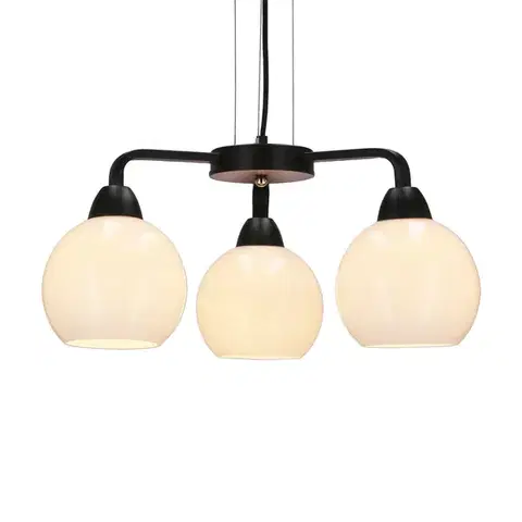 Závěsná lampa Caldera 3x60W E27 stínidlo bílé