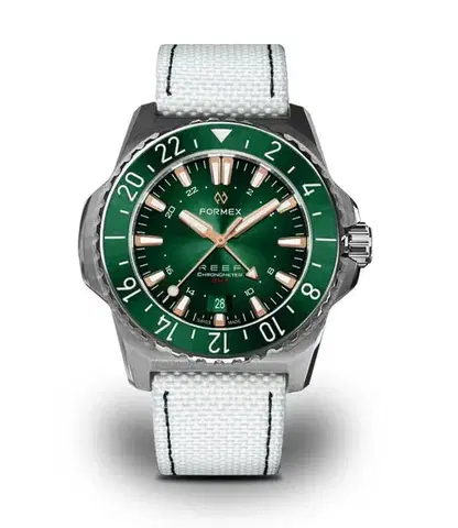 Formex Reef GMT Automatic Chronometer Green Dial with Rose Gold
