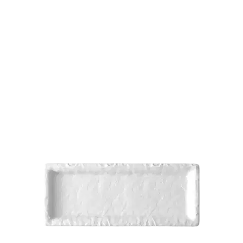 Podnos bílý střední 24,4 x 9,8 cm — Elements Melamin (Flow) - 593173
