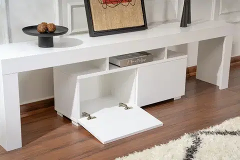 TV stolek Enclave - Natural White