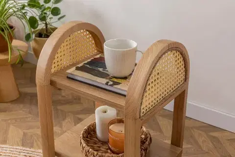 Odkládací stolek / Příruční stolek Nala 62 - Natural