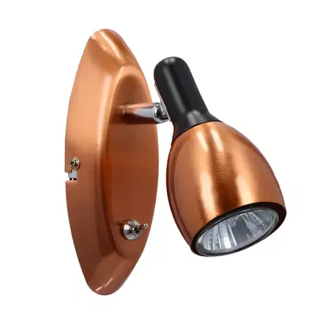 Nástěnná lampa 1xGU10 měděná CROSS
