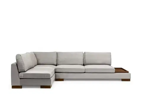 Rohová sedací souprava Tulip Corner Left With Pouf - Light Grey