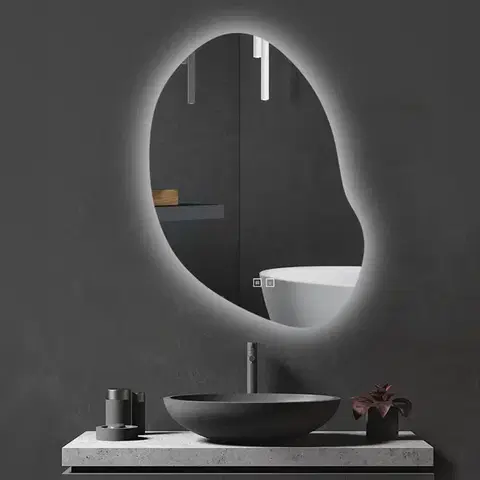 REA Zrcadlo LED 80x60cm CLOUD C HOM-05504
