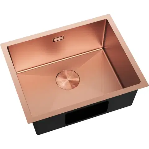 MEXEN Trixo ocelový dřez 1-bowl 540 x 440 mm, měď 6414541000-65