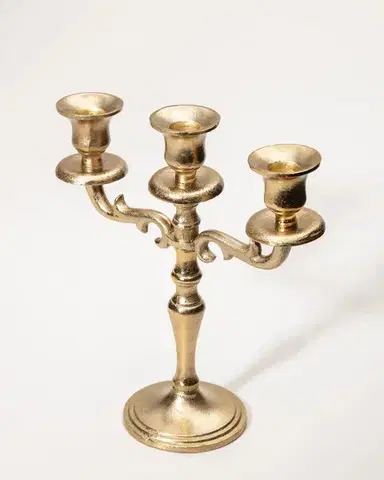 Svícen Golden Charm I 24x10x26 cm