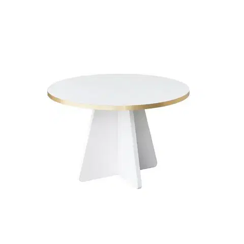Konferenční stolek Mushroom Gold and White