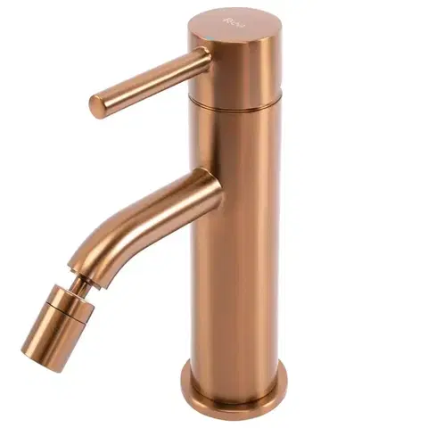 REA Bidetová baterie Lungo Copper Brush REA-B1116